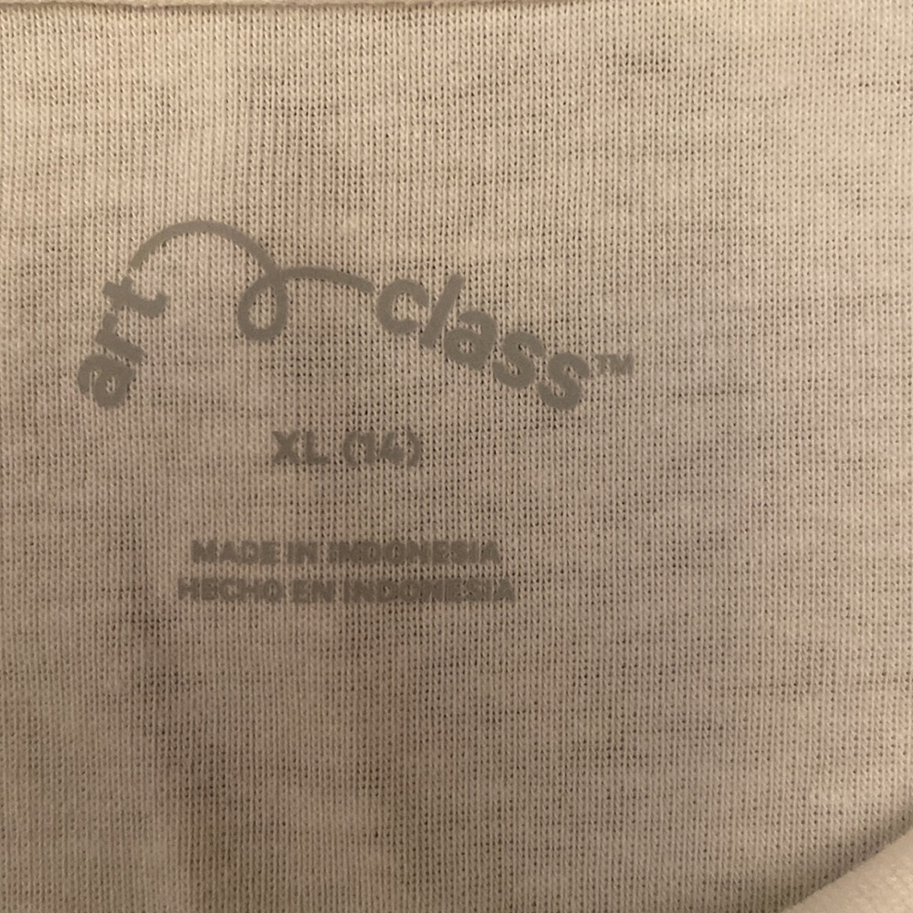Art Class girls short sleeve white t-shirt sz XL/14. NWT - Picture 3 of 5
